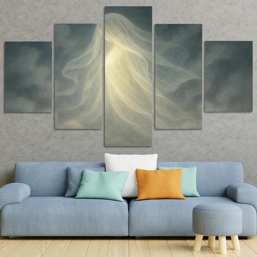 Luminous Veil Of Dreams Oil Paintings Frame