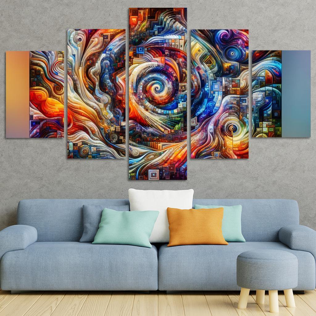 Kaleidoscope Of Memories Premium Artwork Frames