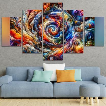 Kaleidoscope Of Memories Premium Artwork Frames
