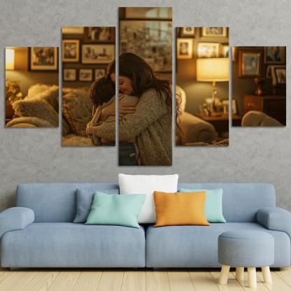 A Mothers Embrace The Heart Of Home Canvas Paintings Frame