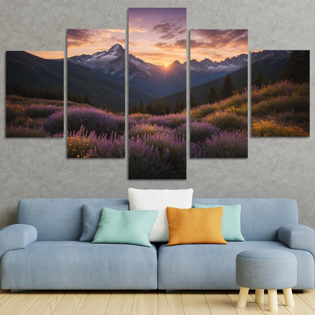 The Twilight Glow Of Serenity Mountain Art Trends