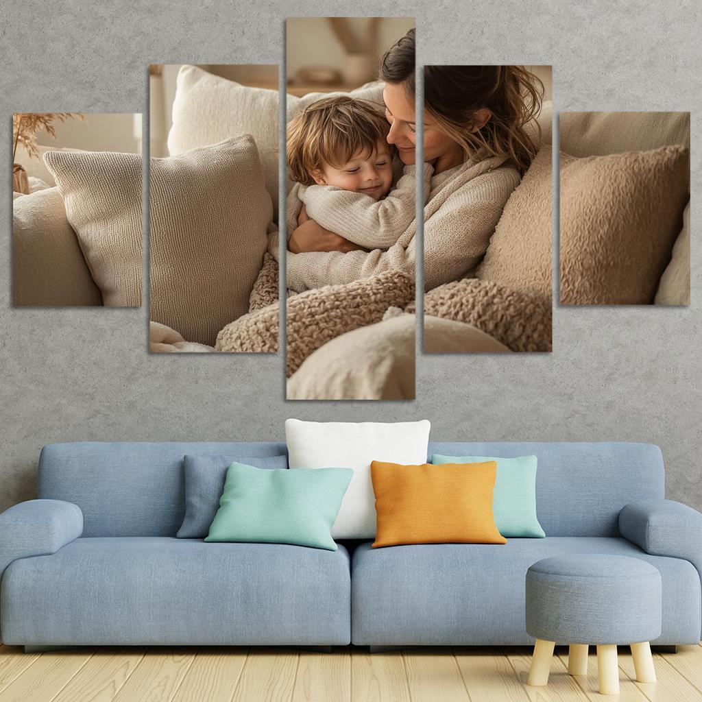 Cocoon Of Comfort A Mothers Safe Haven Custom Paintings Frame