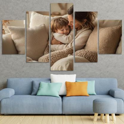 Cocoon Of Comfort A Mothers Safe Haven Custom Paintings Frame