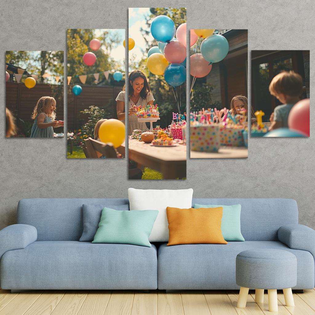 Moments Of Joy A Mothers Celebration Of Life Canvas Paintings Frame