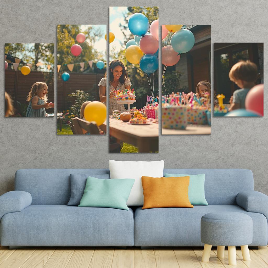 Moments Of Joy A Mothers Celebration Of Life Canvas Paintings Frame