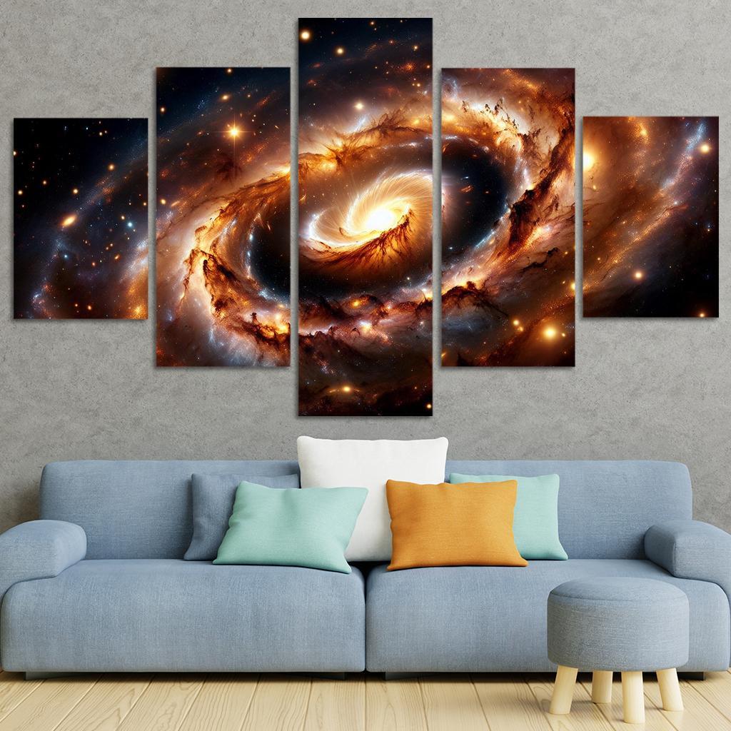 The Phenomenon Of Quasars Abstract Paintings Frame