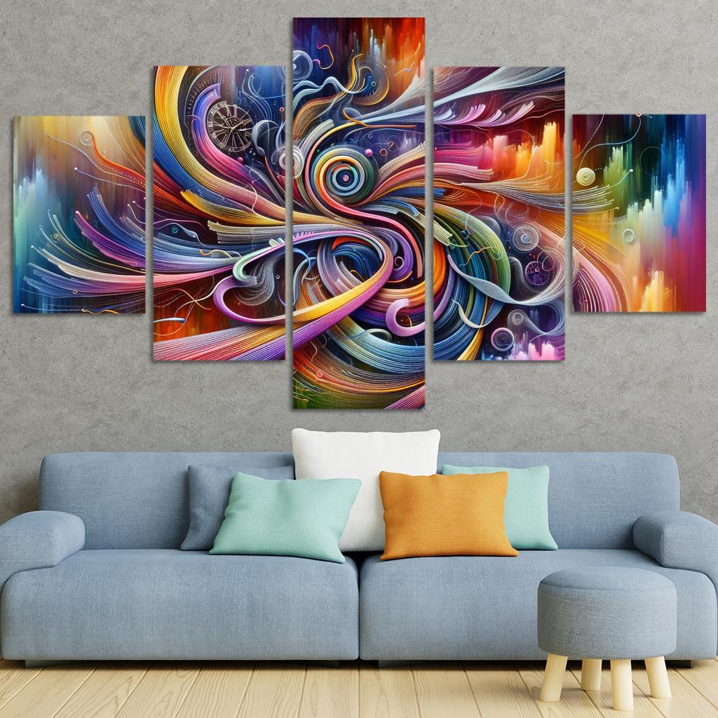 Temporal Whispers Of Existence Premium Artwork Frames