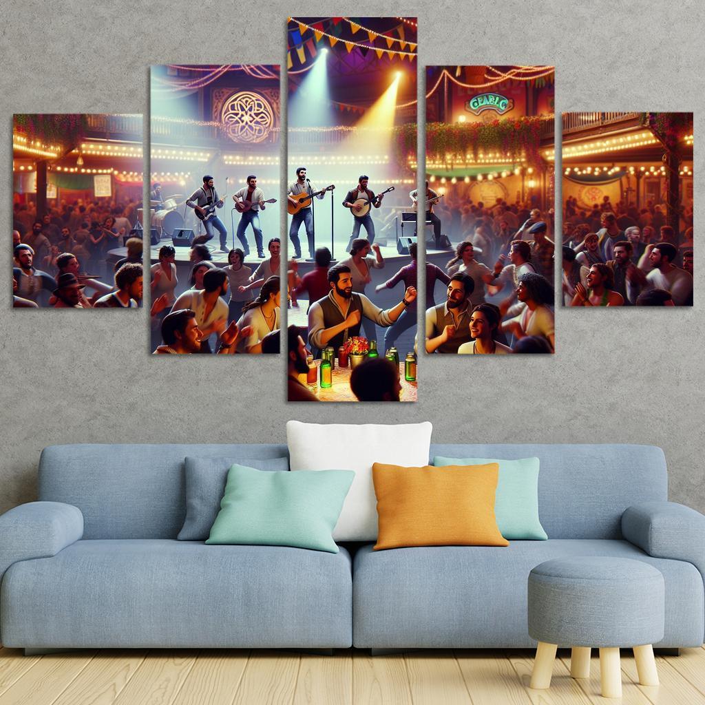 Celtic Connections - Scotland Modern Paintings Frame