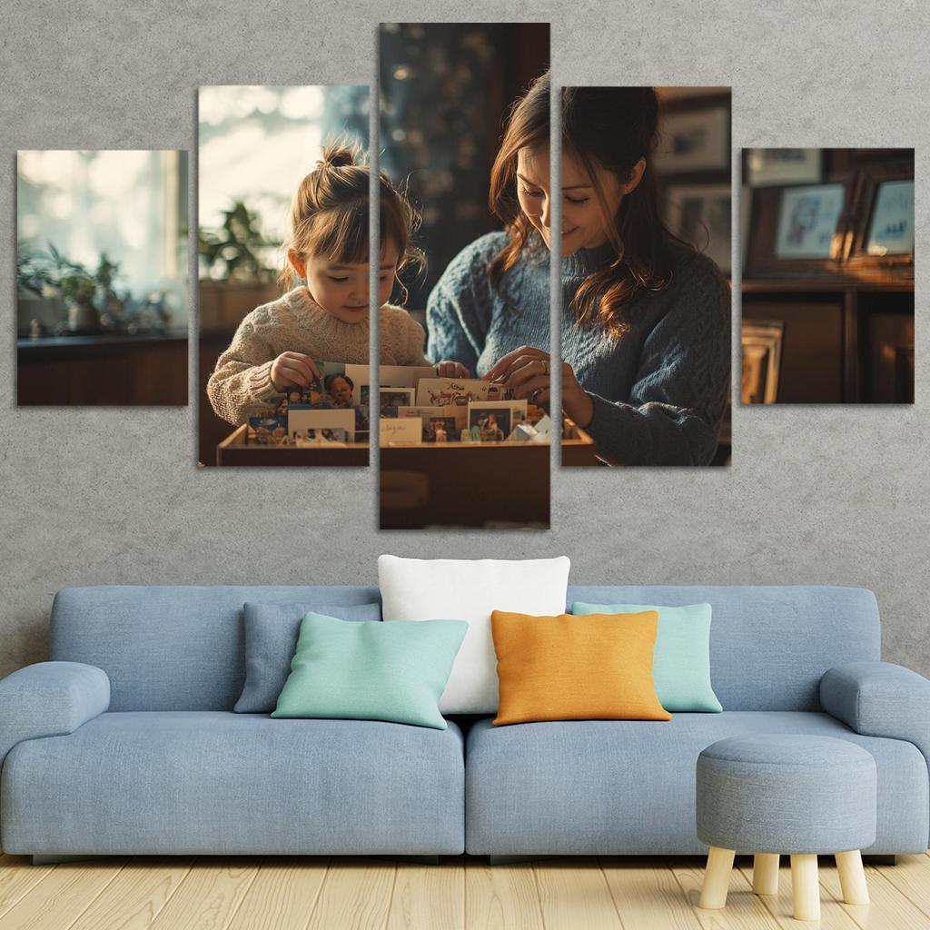 Treasured Moments A Mothers Keepsake Canvas Paintings Frame