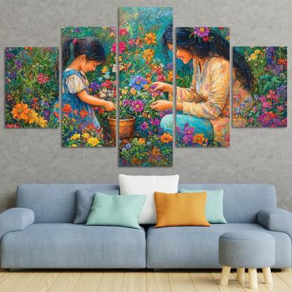 The Garden Of Gratitude A Mothers Nurturing Hands One-piece Frames