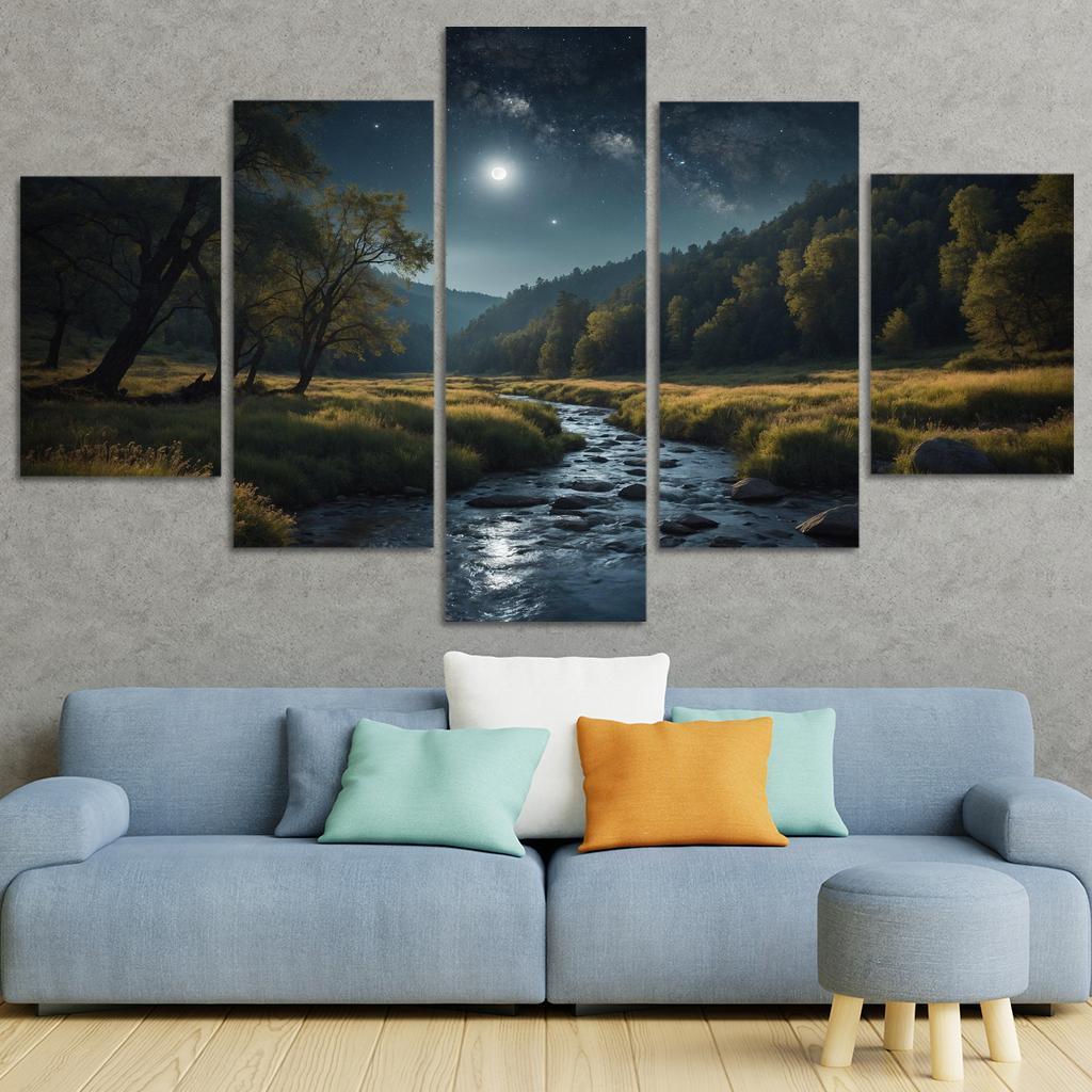 The Mystical Valley Of Moonlit Dreams Art Trends