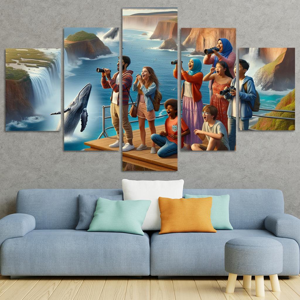Whale Watching Point Nature's Majestic Show Art Trends