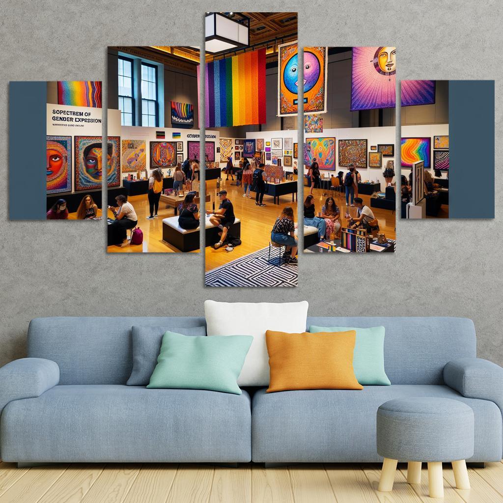 A New Dawn Art On Gender Identity And Expression Framed Paintings