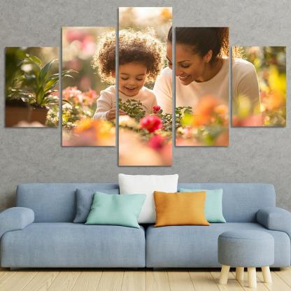 The Garden Of Memories A Mothers Legacy Canvas Paintings Frame