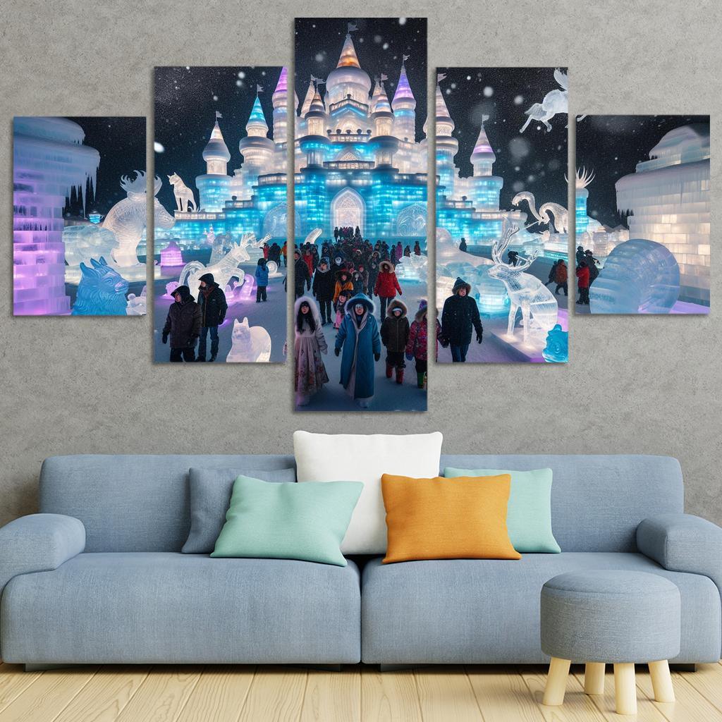 Harbin Ice And Snow Festival - China Framed Paintings