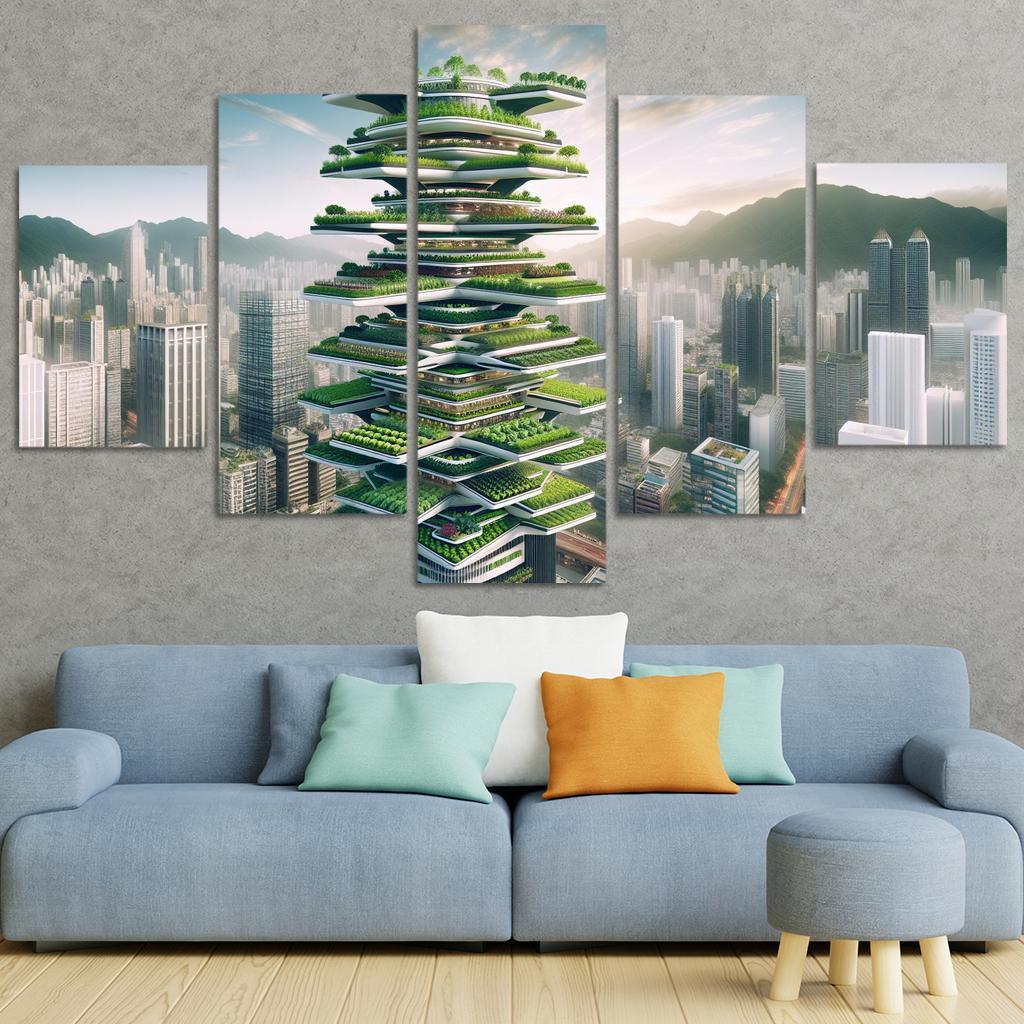 Vertical Farms As Architecture Custom Paintings Frame