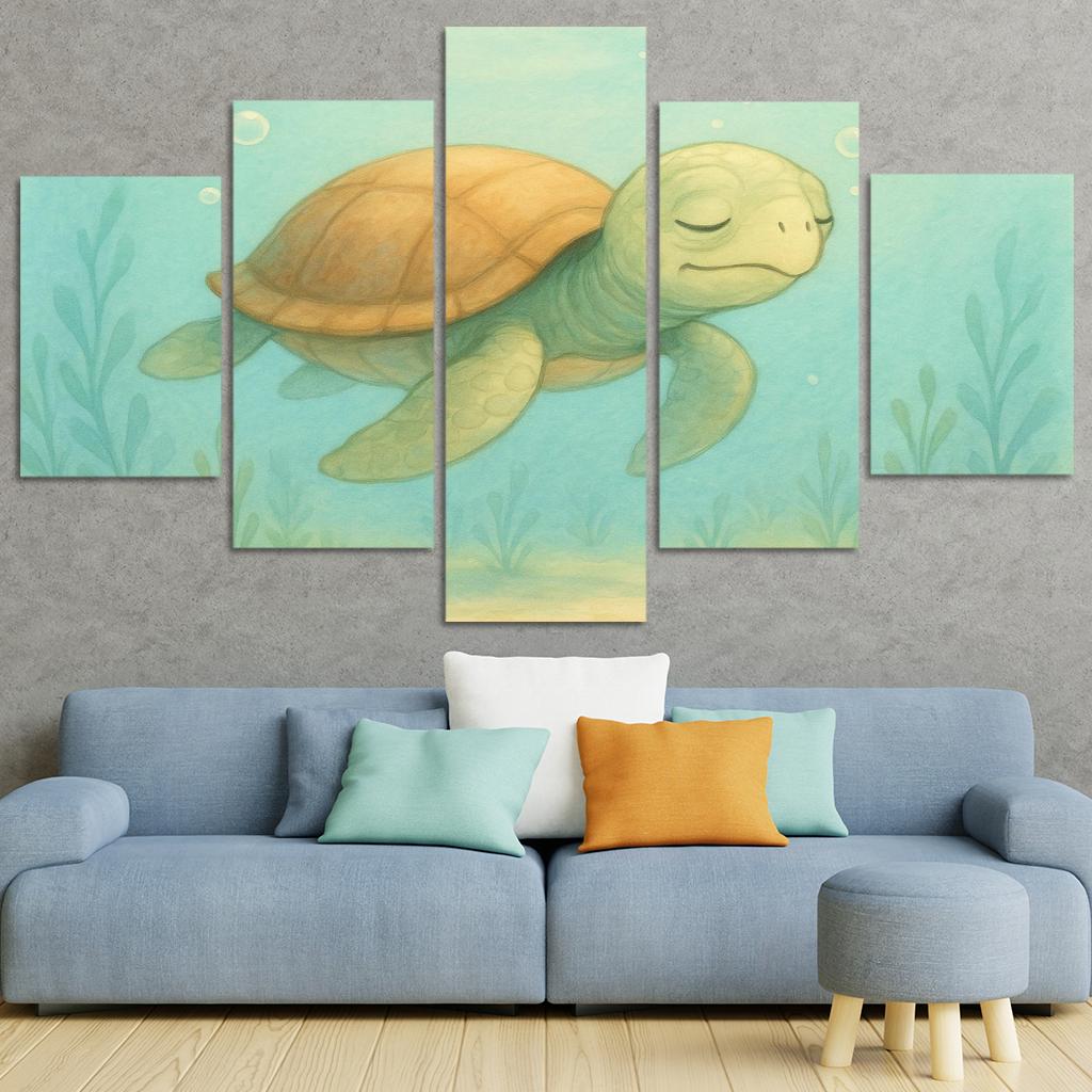 Wise Turtle Journey Premium Artwork Frames