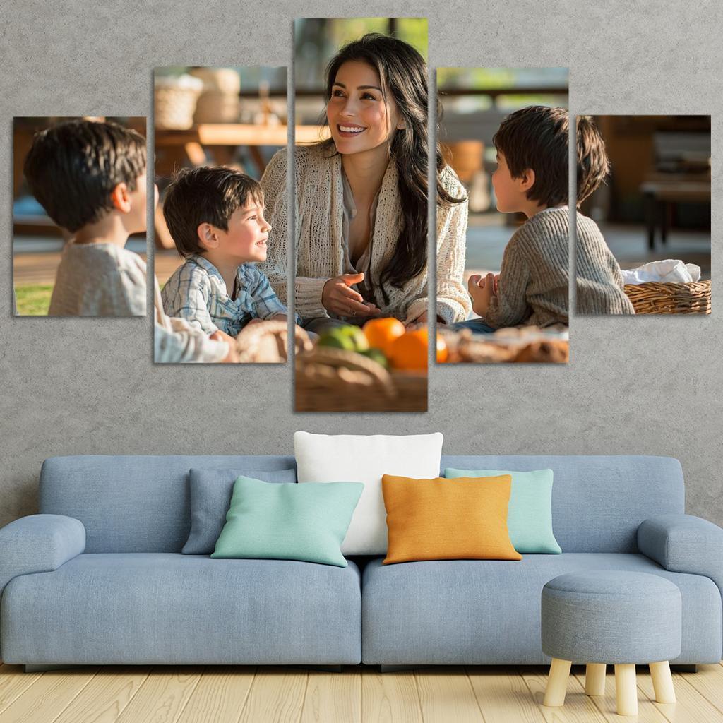 Lifelong Lessons A Mothers Wisdom Across Generations Canvas Paintings Frame