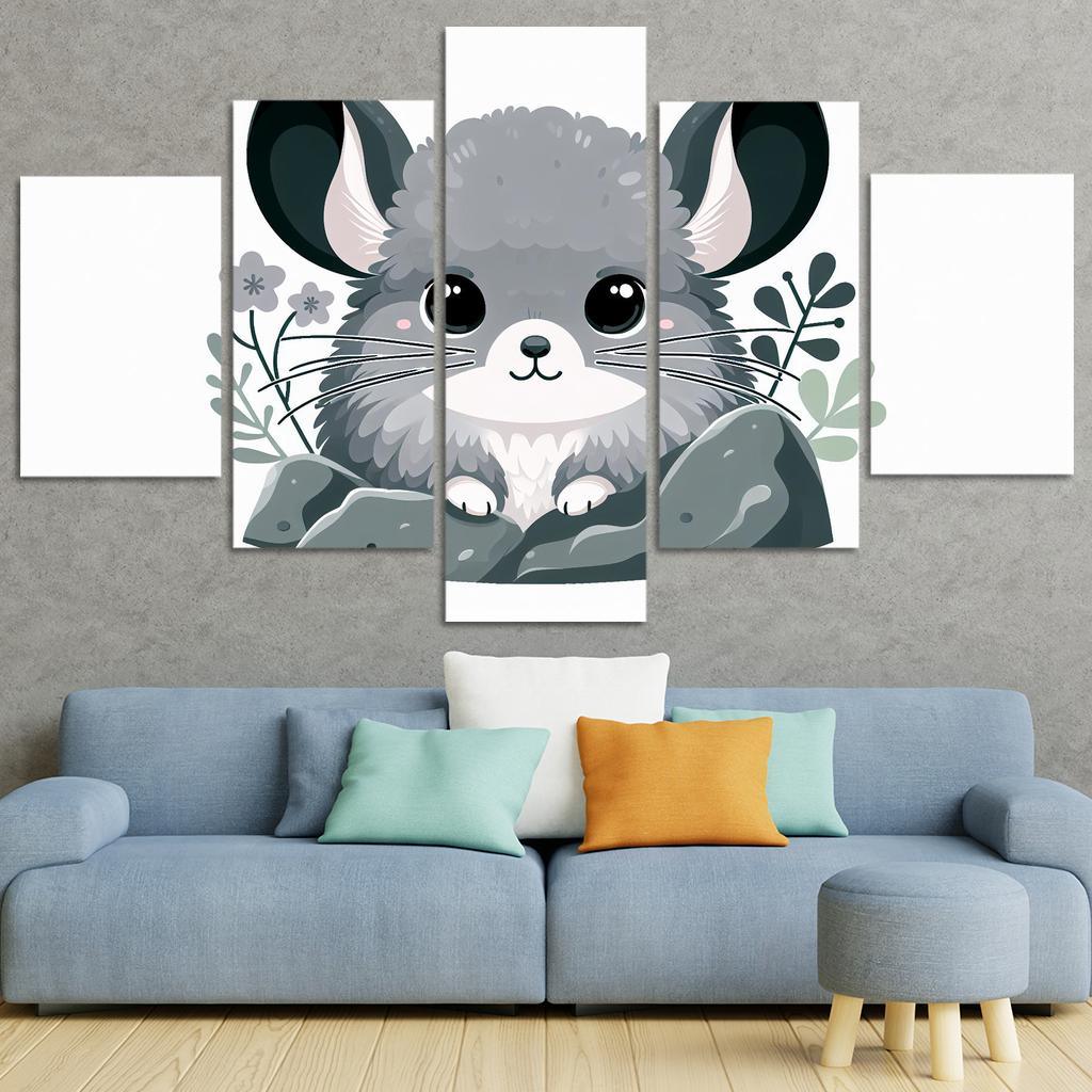Charming Chinchilla Modern Paintings Frame