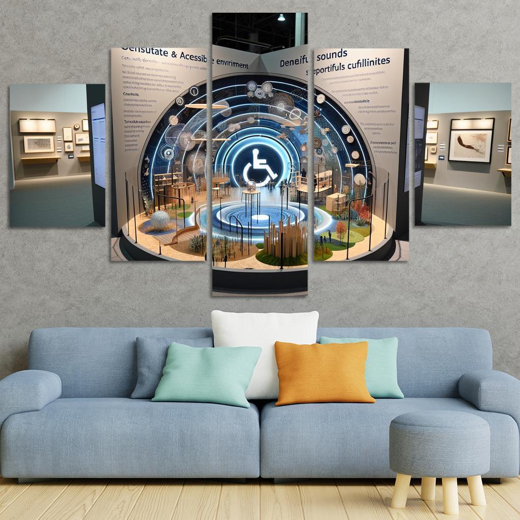 Breaking Barriers Advocacy For Accessibility And Inclusion Multi-panel Paintings