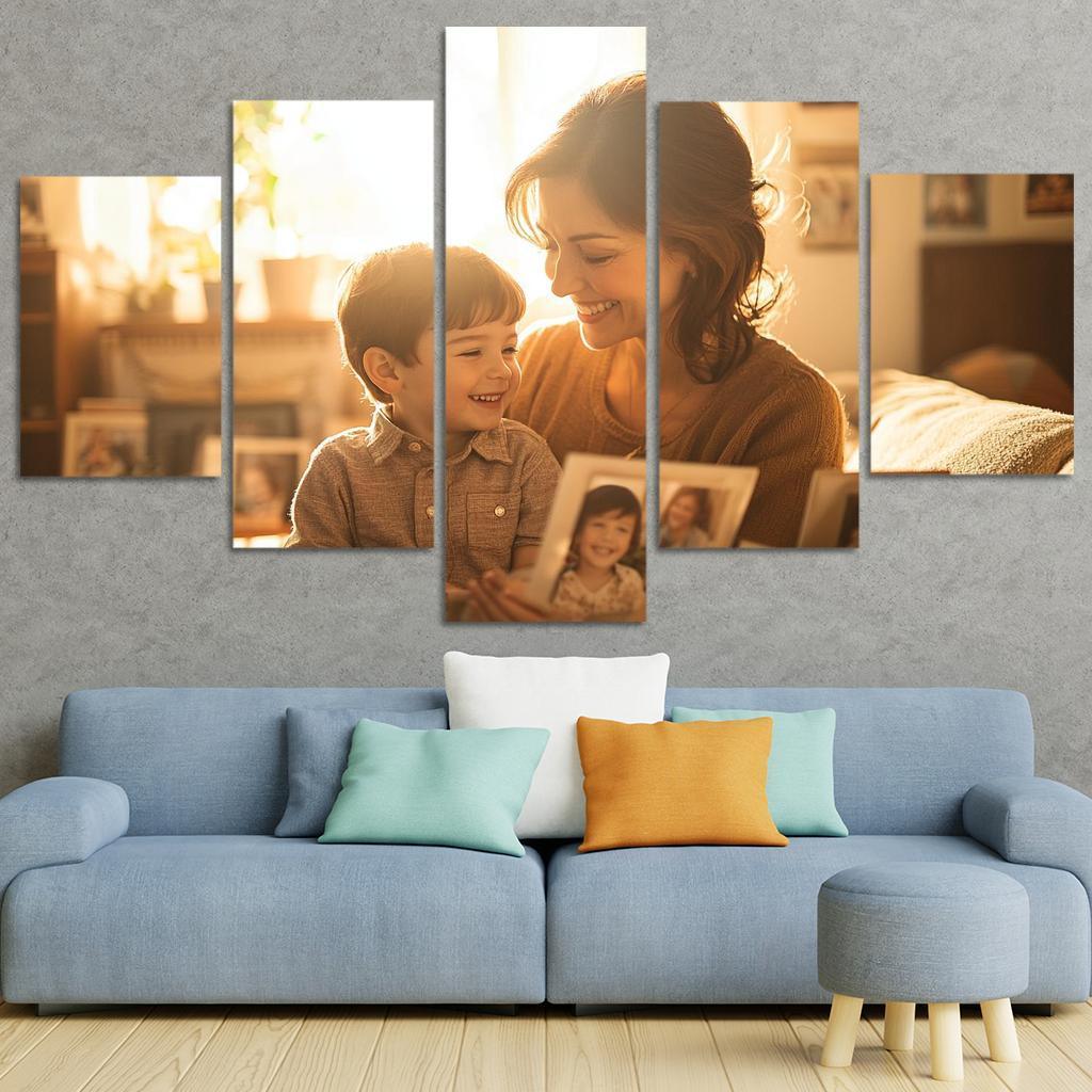 Moments In Time A Mother's Embrace Through The Years Canvas Paintings Frame