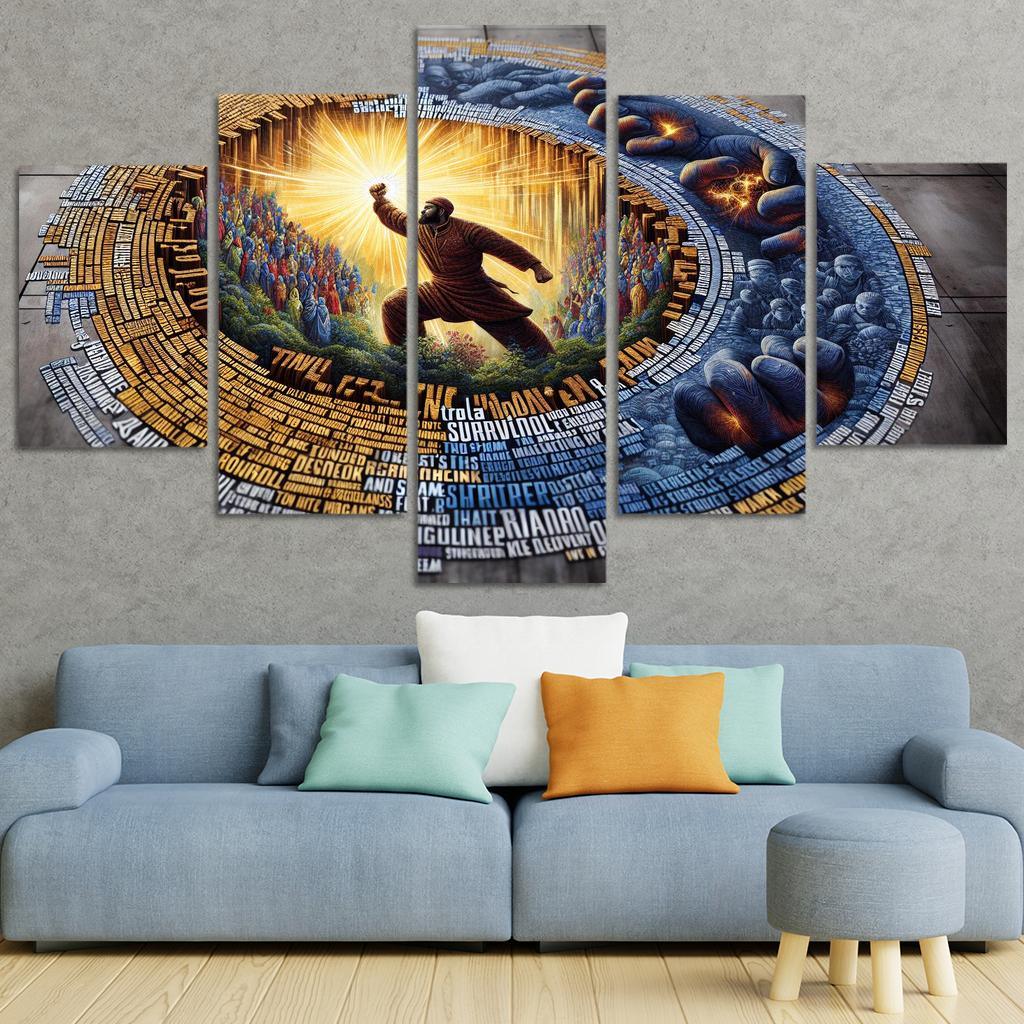 Tales Of Survival The Fight Against Domestic Violence Custom Paintings Frame