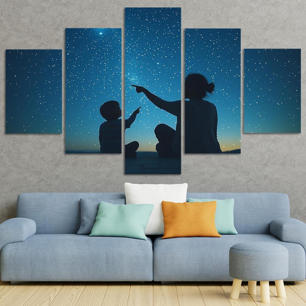 Guiding Stars Lessons In The Night Custom Paintings Frame