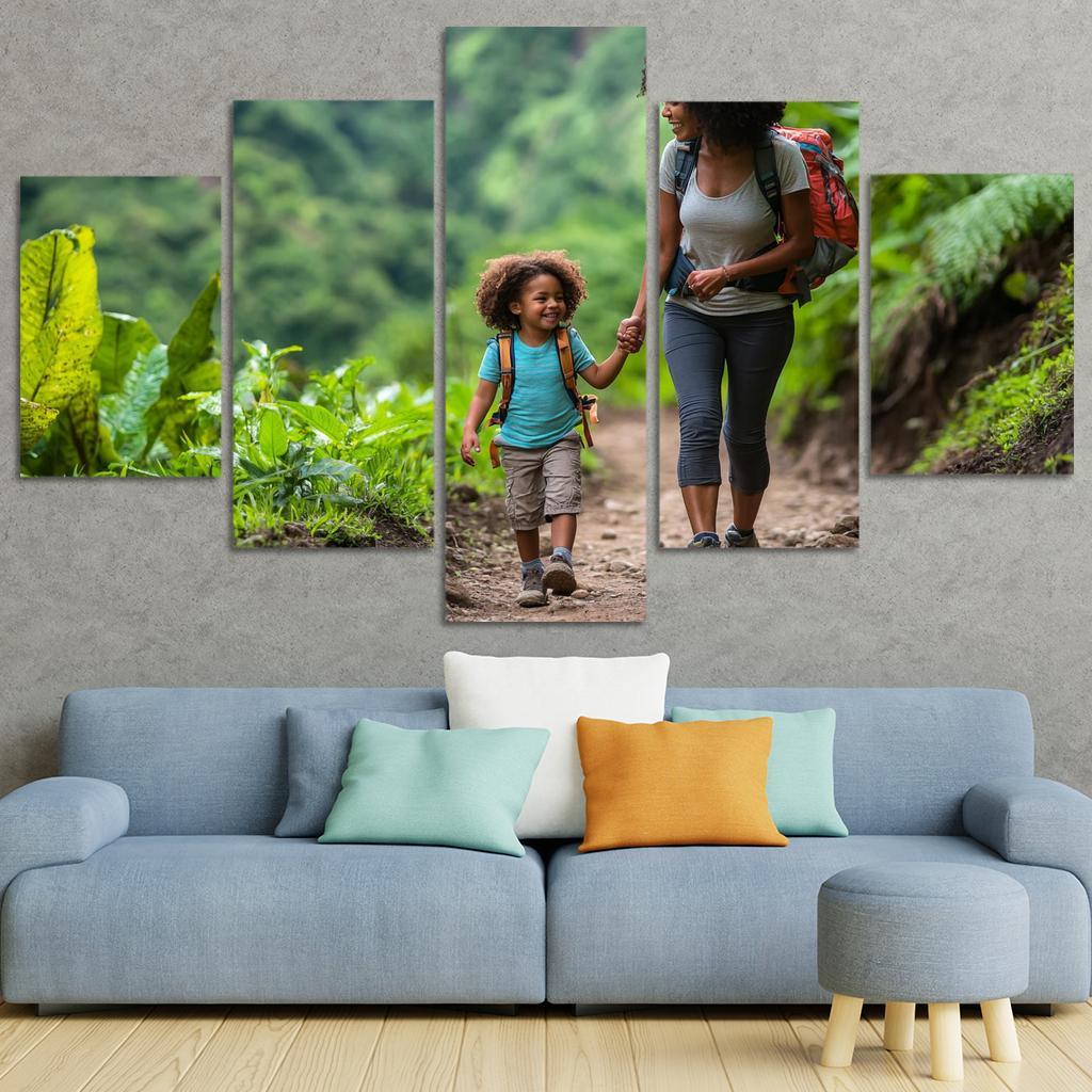 The Journey Of Love A Mothers Unwavering Support Canvas Paintings Frame