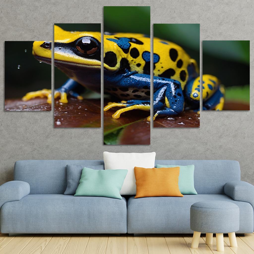 The Colorful Poison Dart Frog Jewel Of The Tropics Modern Paintings Frame