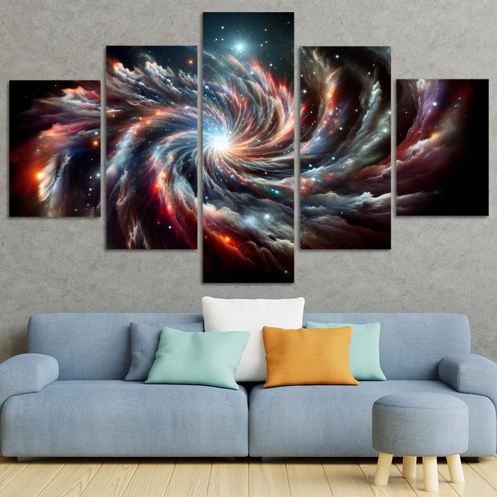 The Role Of Supernovae In Cosmic Chemistry Abstract Paintings Frame