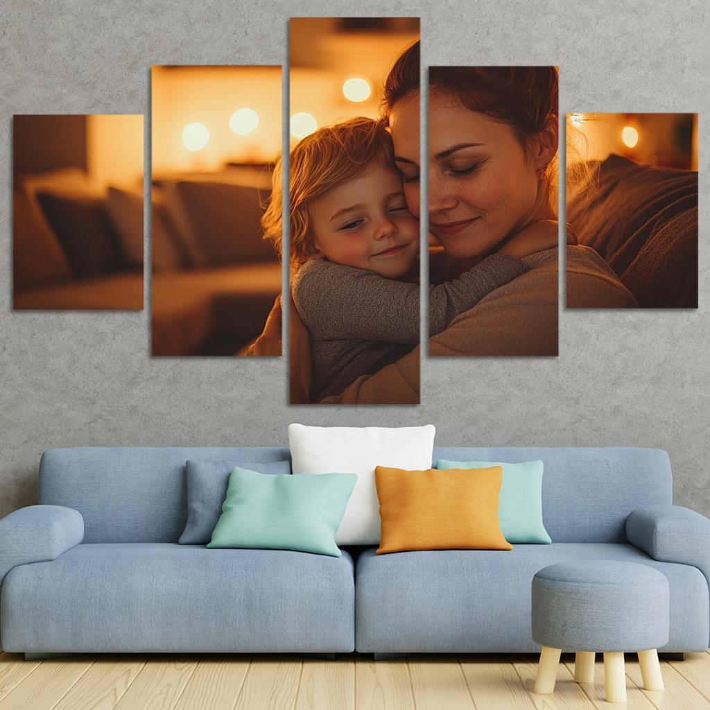 Caring Hands The Touch Of A Mother Canvas Paintings Frame