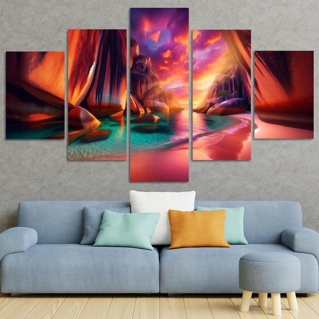 Crystal Cove Romantic Getaway Premium Artwork Frames
