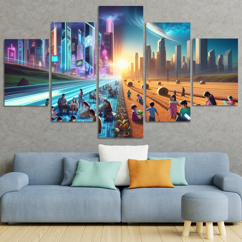 Digital Divide Bridging Access To Technology Art Trends