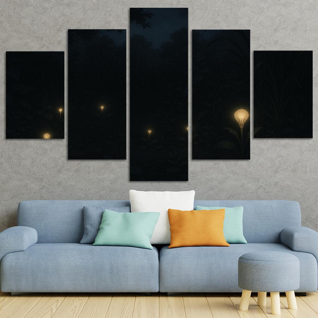 Garden Of Eclipsed Thoughts Oil Paintings Frame