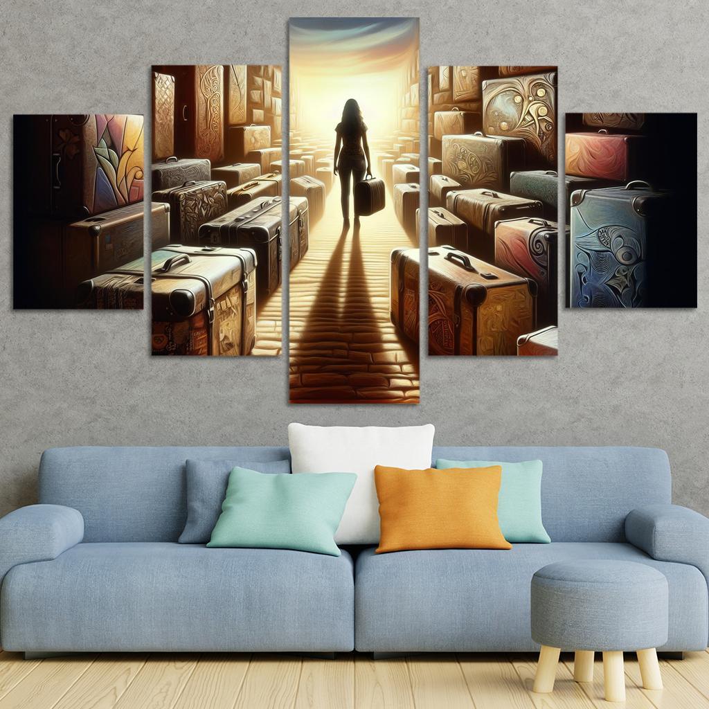 Voices Of Resilience The Refugee Experience Multi-panel Paintings