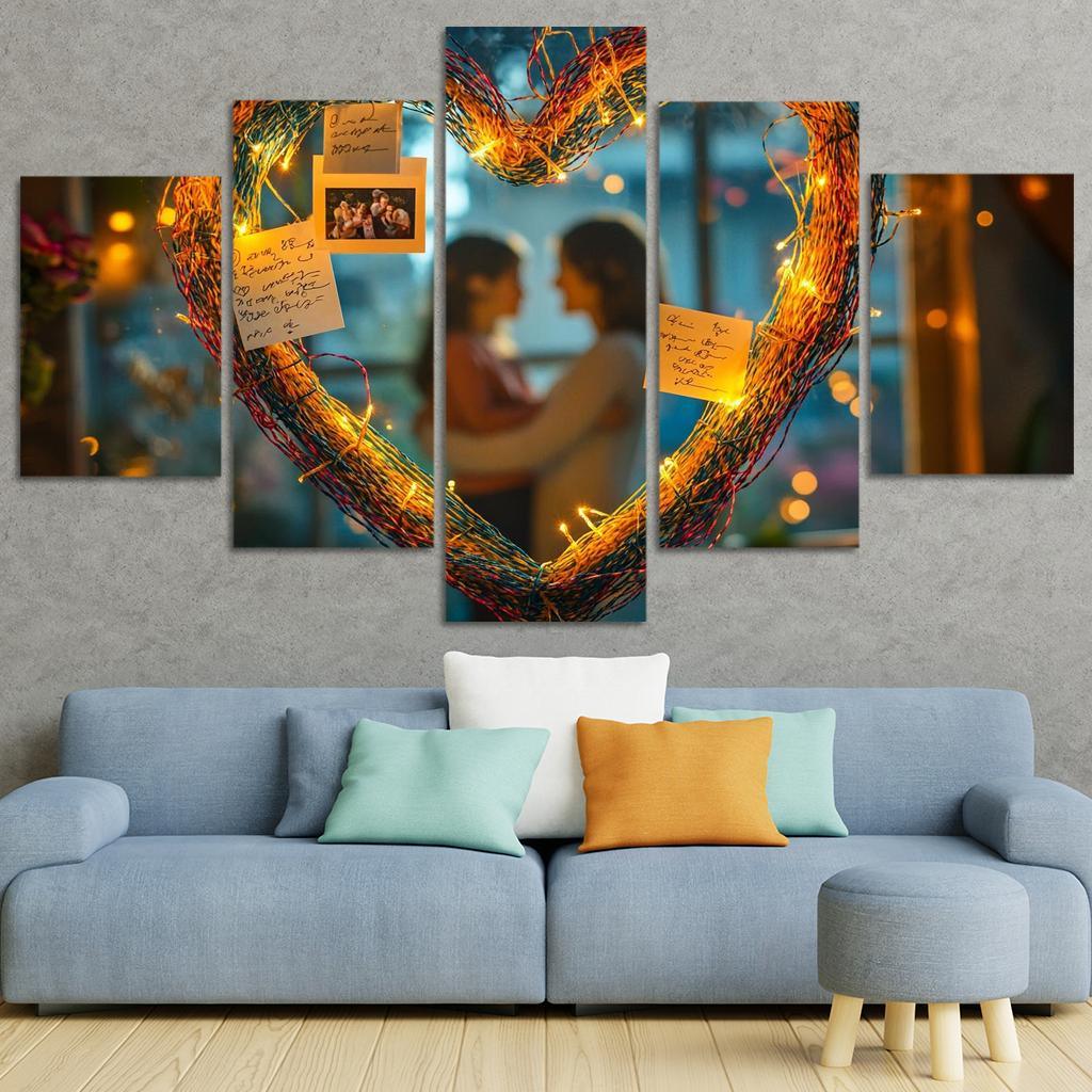 Heartstrings The Unbreakable Bond Canvas Paintings Frame