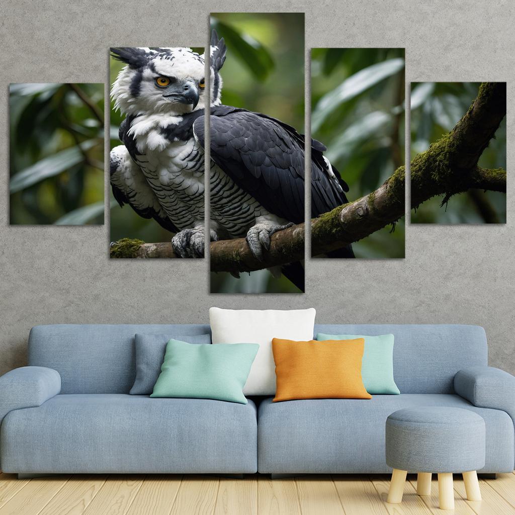 The Regal Harpy Eagle The Forest Monarch Custom Paintings Frame