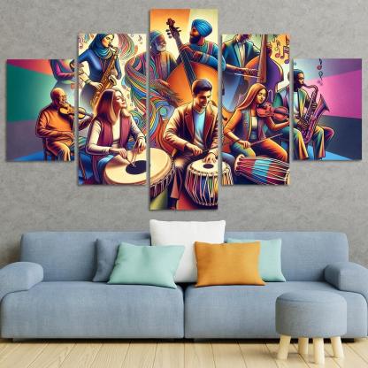 Voices In Harmony The Power Of Music In Social Change Custom Paintings Frame