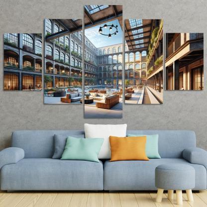 Adaptive Reuse Architecture Custom Paintings Frame