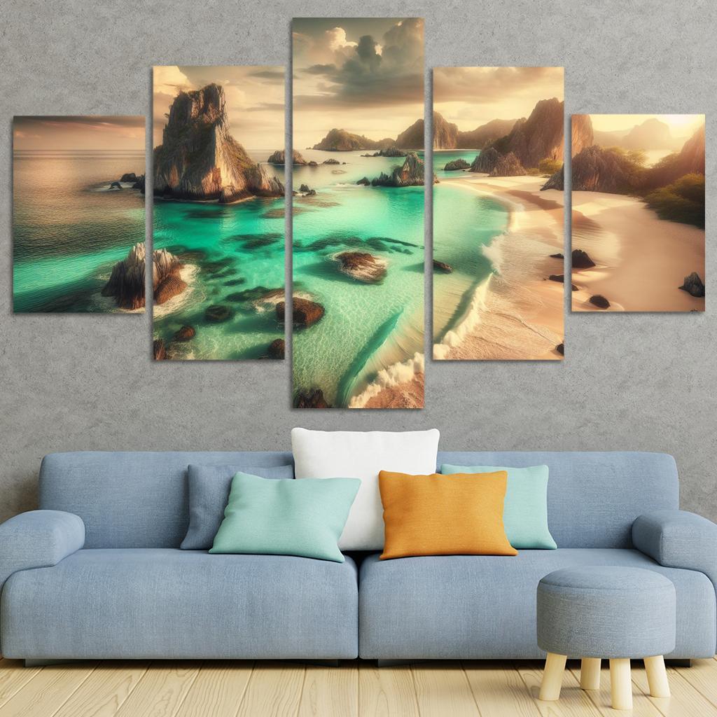 Crystal Shore An Art Lover's Escape Custom Paintings Frame