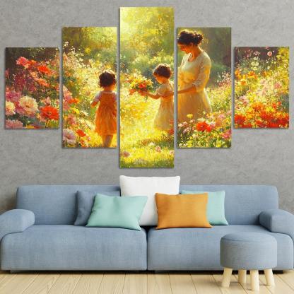 Sunshine In My Soul A Mothers Radiant Love Canvas Paintings Frame