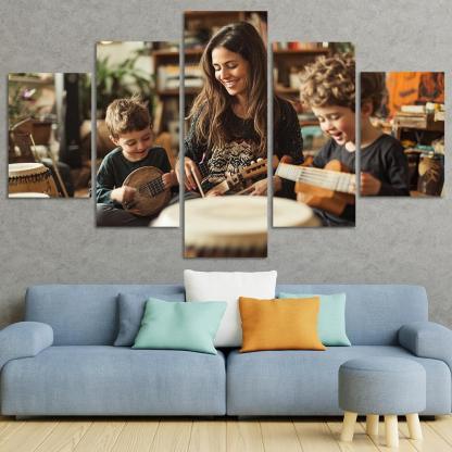 A Symphony Of Love A Mothers Melodies Canvas Paintings Frame