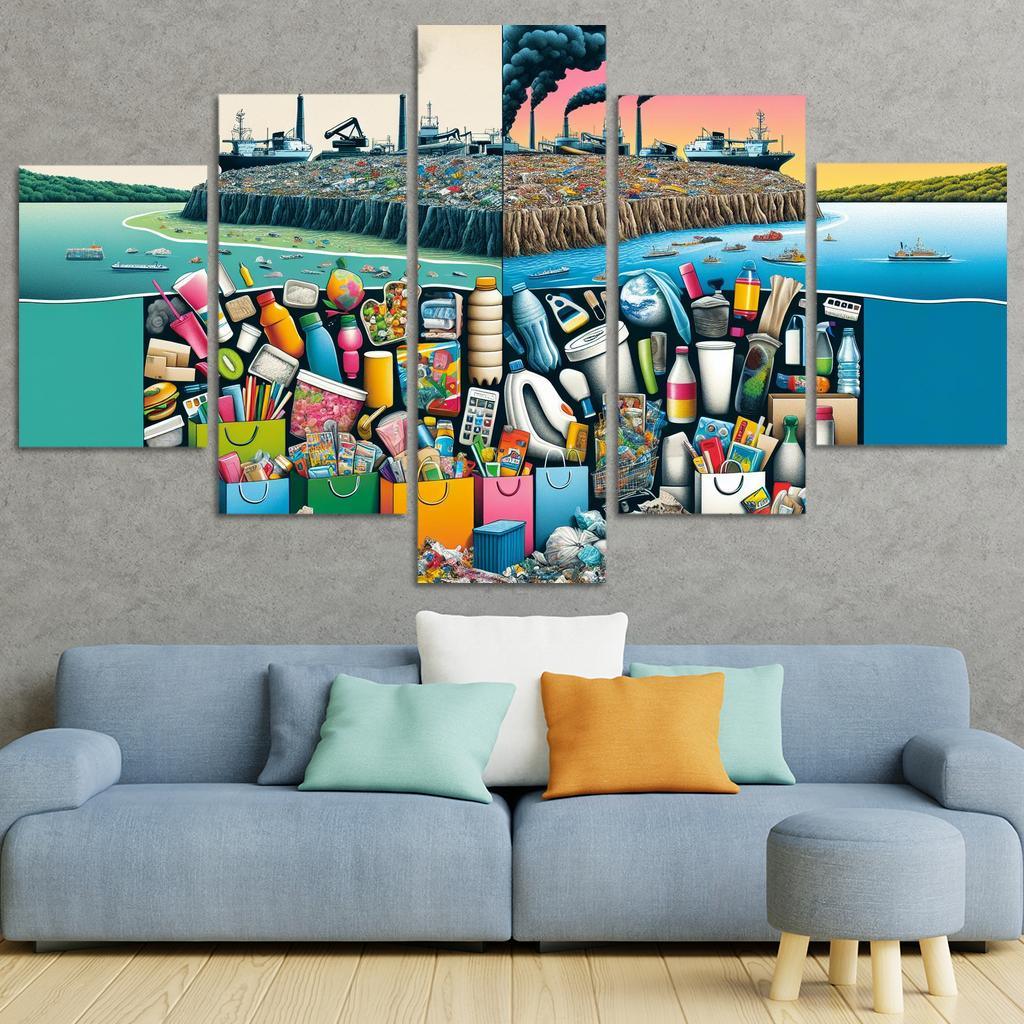 The Cost Of Convenience Visualizing Consumerism's Impact Art Trends