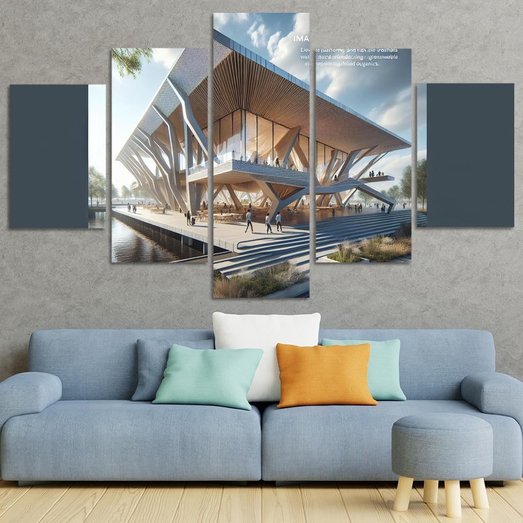 The Resilient Pavilion Custom Paintings Frame