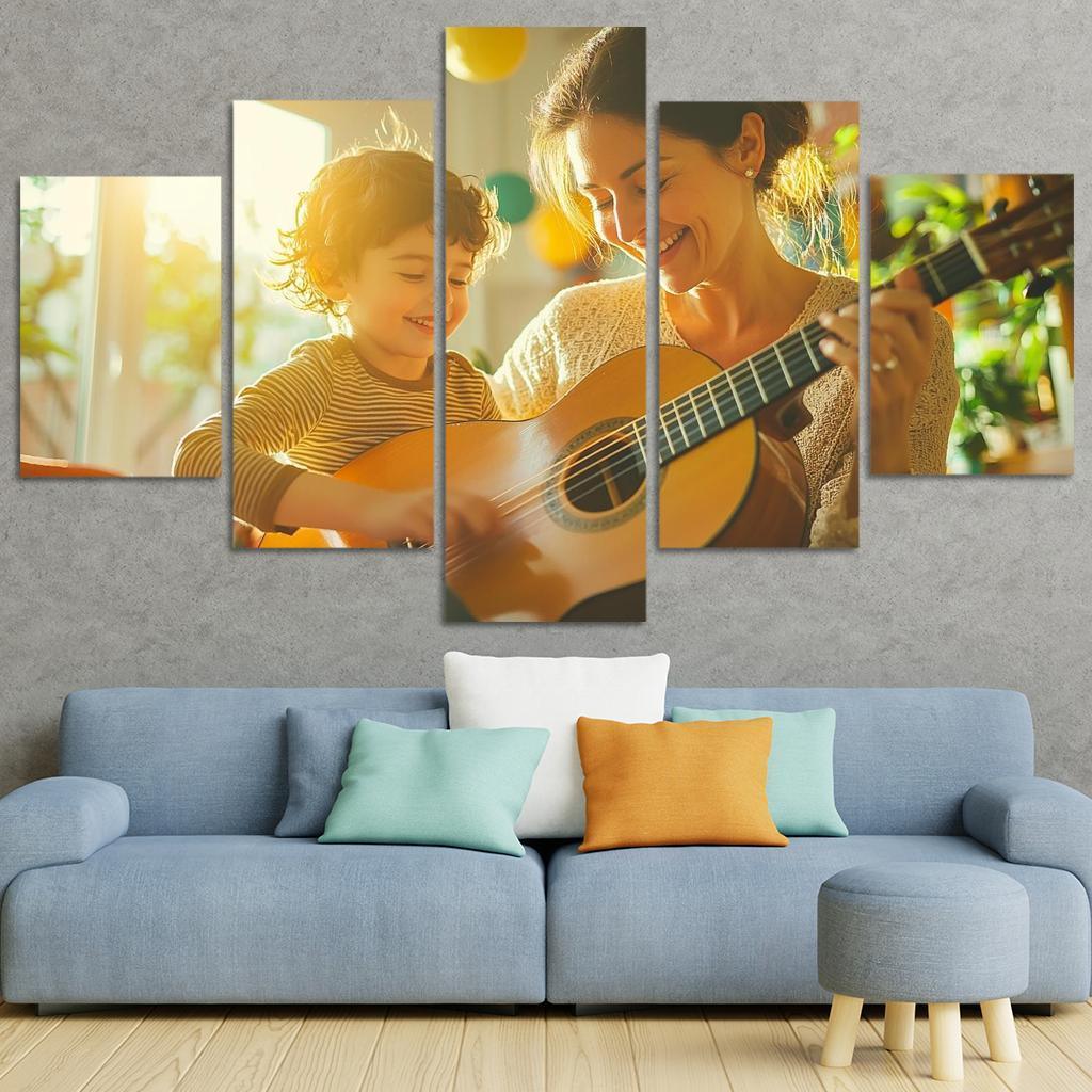 The Symphony Of Love A Mothers Heartfelt Melodies Custom Paintings Frame