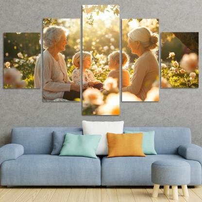Through Generations The Legacy Of A Mother's Love One-piece Frames