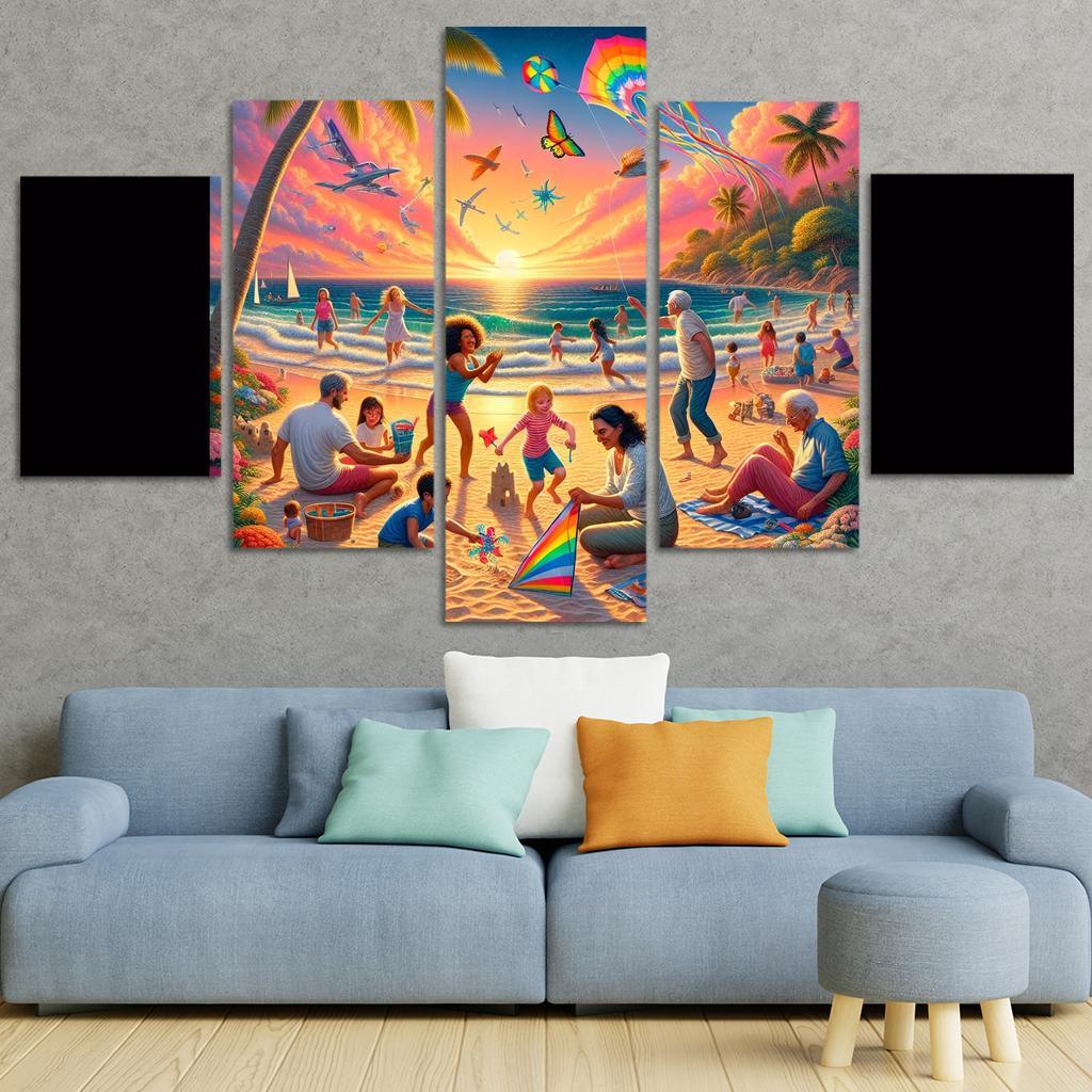 Sunset Sands The Perfect Family Retreat Custom Paintings Frame