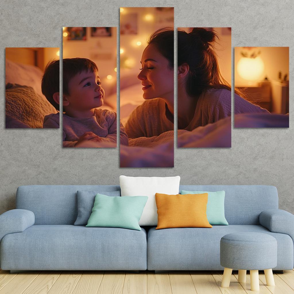 The Sound Of Her Voice A Mothers Melody Modern Paintings Frame