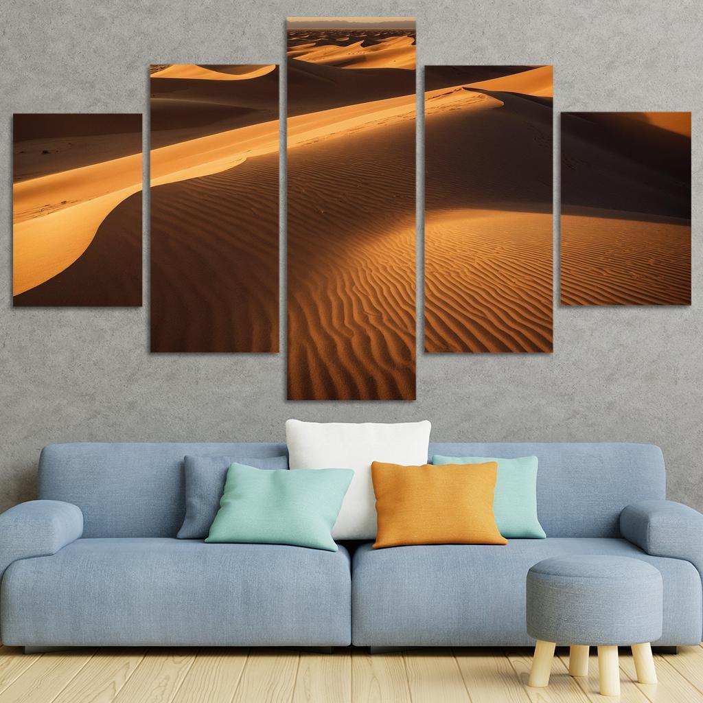 The Golden Sands Of Solstice Dunes Oil Paintings Frame