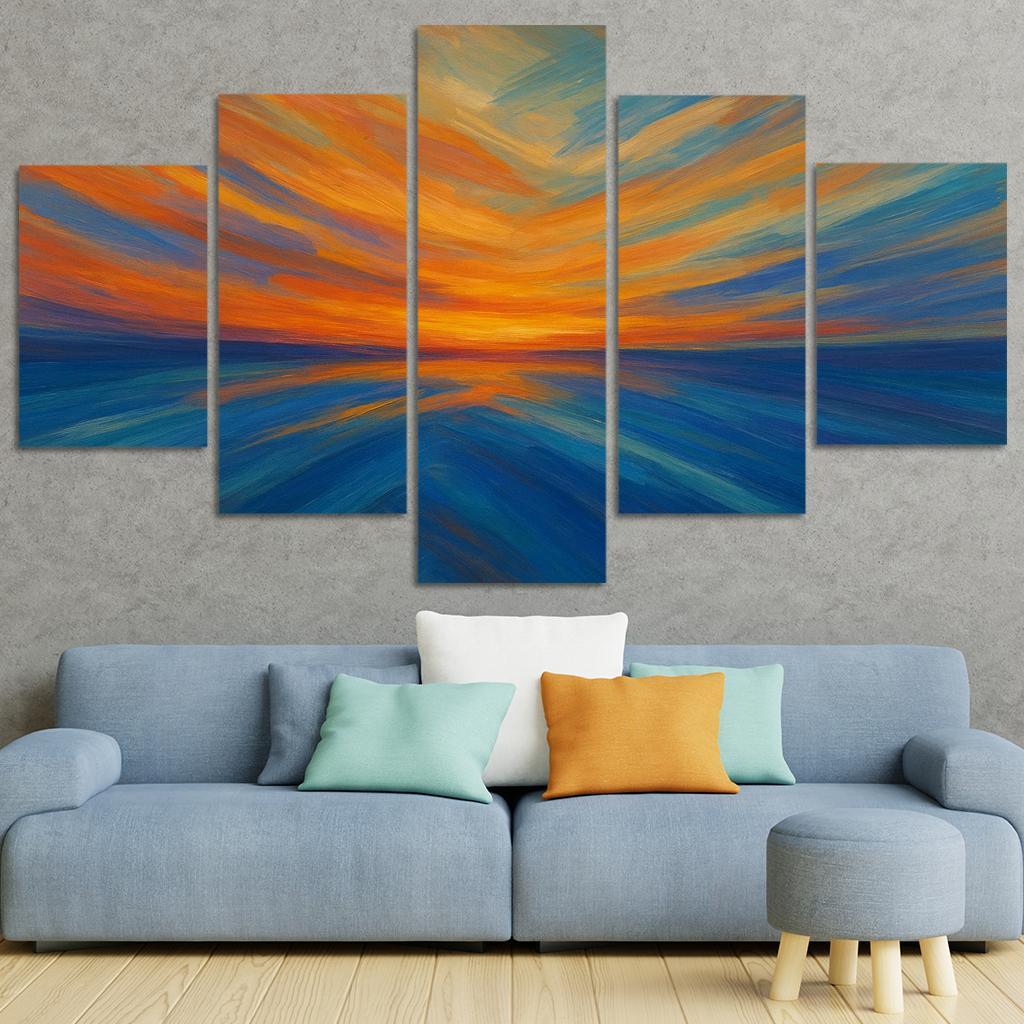 Ode To The Ever-changing Horizon Premium Artwork Frames